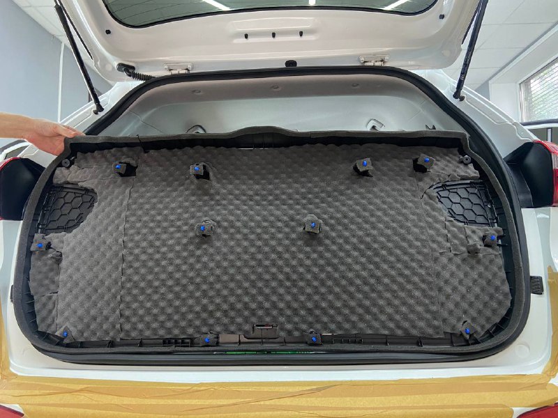 крышка багажника вибро антискрип шумоизоляция Hyundai Creta фото