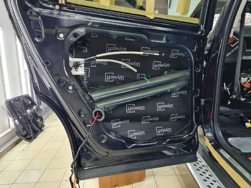 Двери 2 слой теплоизоляция Hyundai Palisade