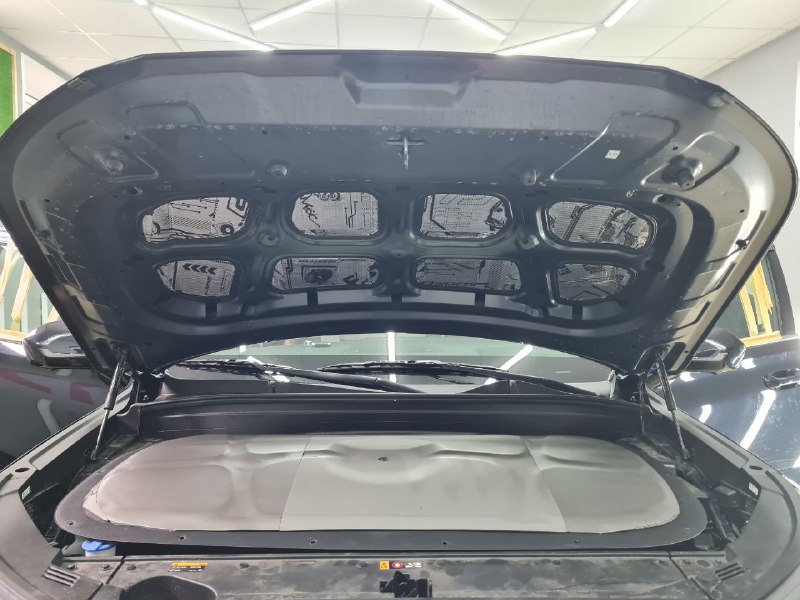 Капот виброобшивка шумоизоляция Hyundai Palisade теплоизоляция фото