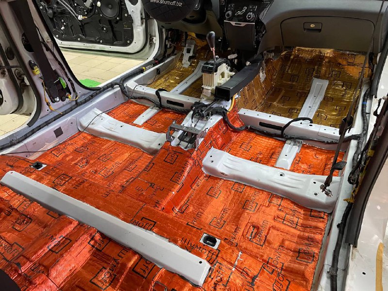 Пол салона Шумоизоляция Hyundai Sonata 1 слой вибро