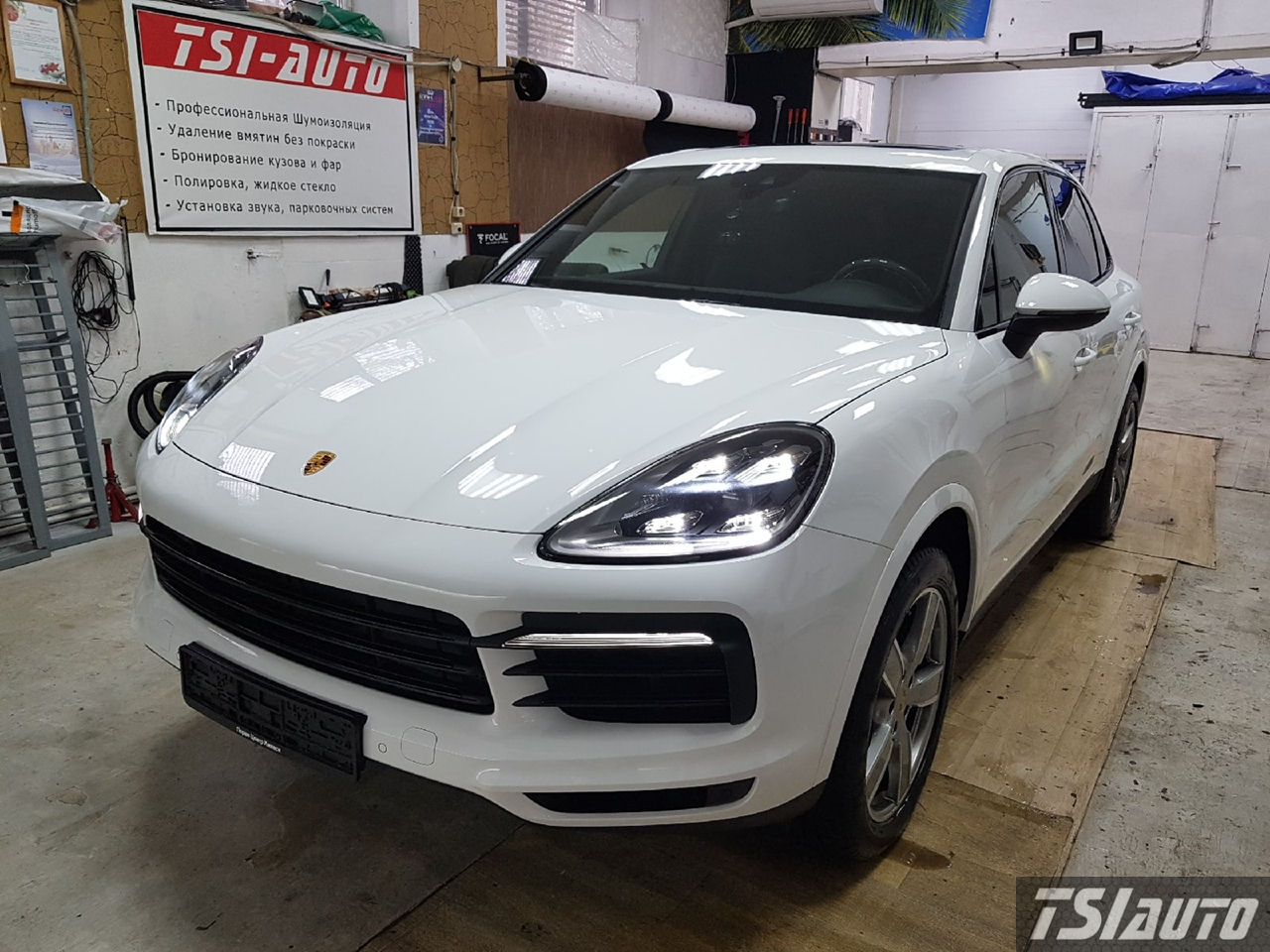 Правильная шумоизоляция Porsche Cayenne Coupé в Алматы