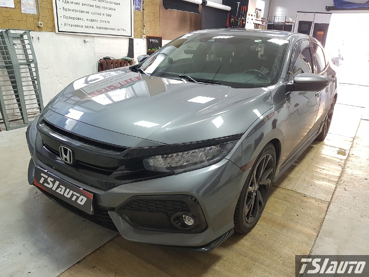 Правильная шумоизоляция Honda Civic 5D в Алматы 